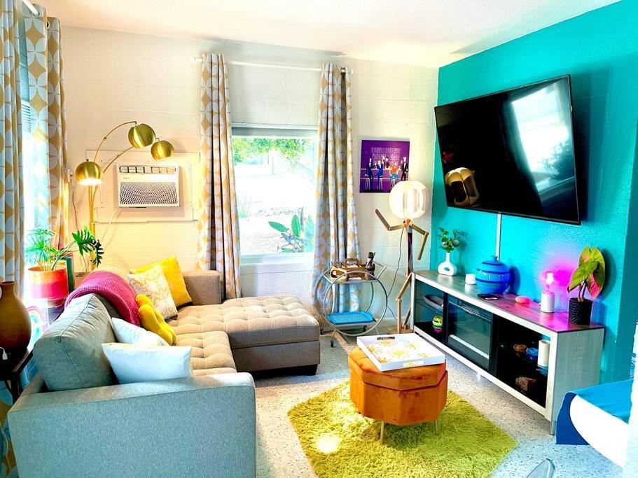Вілла The Flamingo Palms Private 1Bd 1Ba Unit In Duplex Палм-Спрінгз Екстер'єр фото